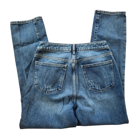 PacSun Mom Jeans Women’s Sz 26 High Rise Medium Wash 100% Cotton Denim Y2k... - Picture 4 of 11